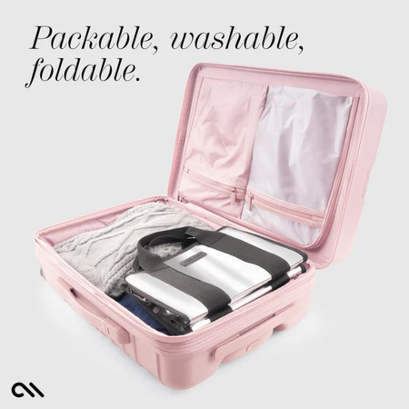 Case-Mate Mini Travel Tote Bag - Sac à bandoulière étanche (Silver Chrome)