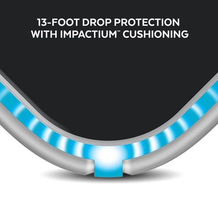 Speck Presidio Grip - Samsung Galaxy Note 10 Tasche (Marmor Grau/Anthrazit Grau)