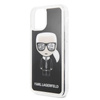 Karl Lagerfeld Iconic Glitter - iPhone 11 tok (fekete)