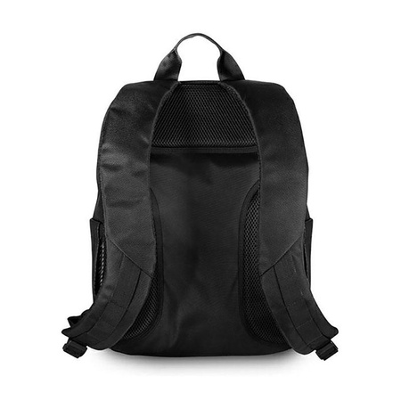 BMW Carbon Red Stripe - Notebook-Rucksack 16" (Schwarz)