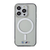 BMW Silberring MagSafe - iPhone 14 Pro Max Tasche (Transparent)