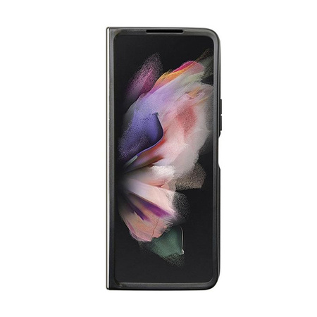 Guess Leather 4G Diamond Triangle - Étui Samsung Z Fold 5 (noir)