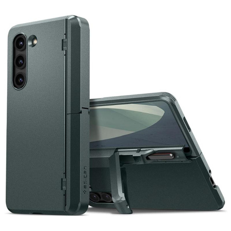 Spigen Tough Armor Pro Pen - étui pour Samsung Galaxy Z Fold 5 (Abyss Green)