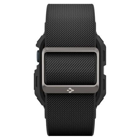 Spigen Lite Fit "Pro" - Gehäuse mit Armband für Apple Watch 4/5/6/7/8/9/SE 44/45 mm (Mattschwarz)