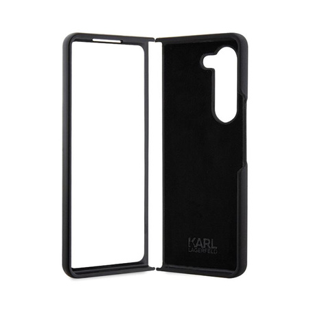 Karl Lagerfeld Silicone Ikonik - Samsung Z Fold 5 Case (black)