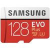 Samsung microSDXC Evo+ - 128 Go Classe 10 UHS-I U3 100/60 Mo/s carte mémoire avec adaptateur