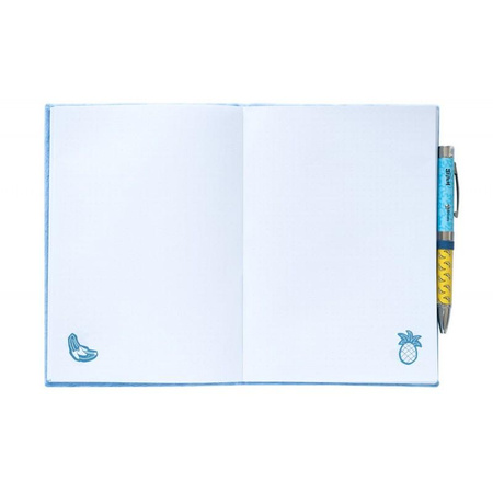 Disney Stitch - Plush Notebook A5 + Flashlight Pen from the Tropical Collection