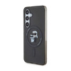 Karl Lagerfeld IML Karl & Choupette Glitter MagSafe - Étui Samsung Galaxy S24 (noir)