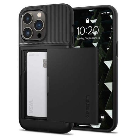 Spigen Slim Armor CS - tok iPhone 14 Pro készülékhez (fekete)