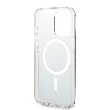 Guess Bundle Pack MagSafe 4G - MagSafe iPhone 13 Pro Case + Charger Set (black/gold)