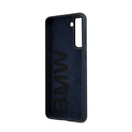 BMW Silicone Signature Logo - Samsung Galaxy S21 Case (navy blue)