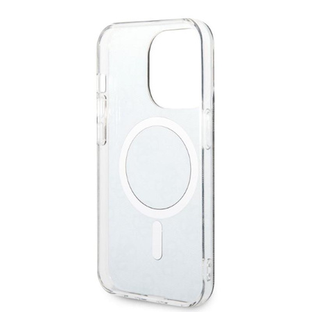 Guess Bundle Pack MagSafe 4G - MagSafe iPhone 14 Pro tok + töltő készlet (fekete/arany)