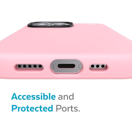 Speck Presidio2 Pro - pouzdro pro iPhone 13 Pro s povrchovou úpravou MICROBAN (růžová/starorůžová)
