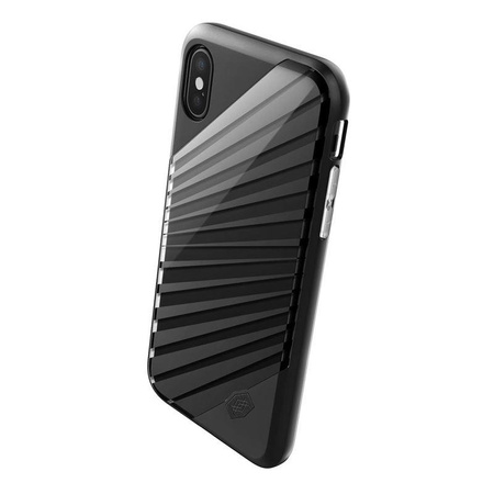 X-Doria Revel Lux - Case for iPhone X (Black Rays)