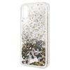 Karl Lagerfeld Signature Glitter Case - iPhone Xs / X tok (úszó bűbájok)