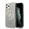 Guess Circle Glitter 4G - Etui iPhone 11 Pro (Light Grey)