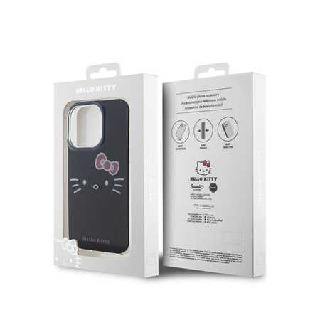 Hello Kitty IML Kitty Face - iPhone 15 Pro Case (black)