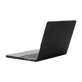 Incase Textured Hardshell in Woolenex - Étui en tissu pour MacBook Pro 14" (2023-2021) (Graphite)
