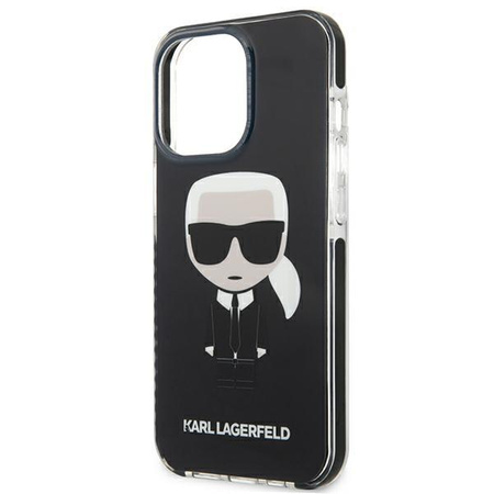 Karl Lagerfeld Fullbody Ikonik  - pouzdro pro iPhone 13 Pro (černé)