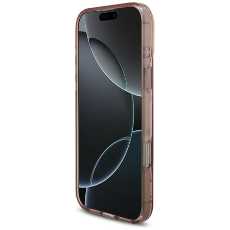 ETUI DO IPHONE 17 PRO MAX do MAGSAFE GUESS RÓŻOWE ORYGINALNE ZE SMYCZĄ CASE