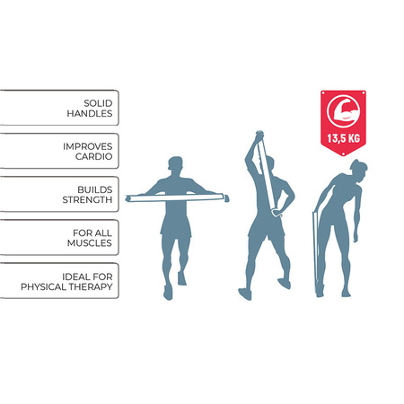 Umbro - Trainingsgummi Resistance Medium (rot)