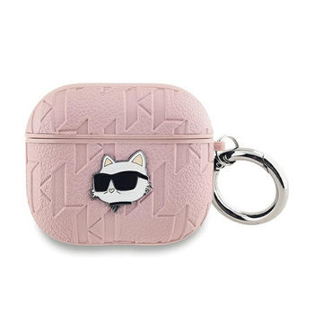 Karl Lagerfeld Monogram Choupette Head - AirPods 3 Case (pink)