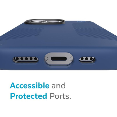 Speck Presidio2 Grip - Antypoślizgowe etui iPhone 13 Pro Max (Coastal Blue/Black)