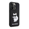 Karl Lagerfeld 3D Gummi NFT Choupette - iPhone 14 Pro Tasche (Schwarz)