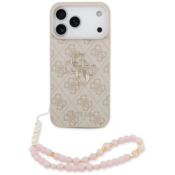 Guess 4G Strap 4G Classic Logo - Hülle iPhone 17 Pro Max (Rosa)