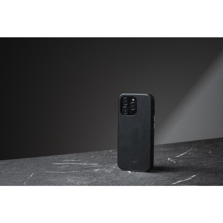 Moshi Overture - 3 az 1-ben iPhone 13 Pro Max flip tok (antibakteriális NanoShield™) (Jet Black)