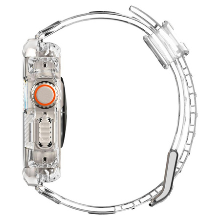 Spigen Rugged Armor Pro - Armband mit Gehäuse für Apple Watch Ultra 49 mm (Transparent)