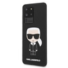 Pouzdro Karl Lagerfeld Fullbody Silicone Iconic - Samsung Galaxy S20 Ultra (černé)
