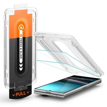 Spigen GLAS.TR EZ Fit Pro HD 2-Pack - Verre trempé pour Samsung Galaxy Z Fold 7 (2 pcs)