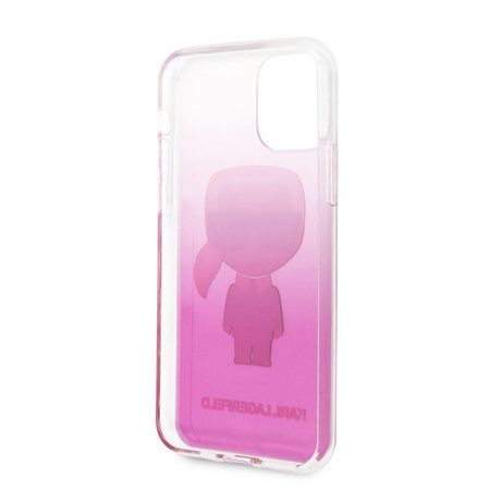 Karl Lagerfeld Iconic Karl Gradient - Etui iPhone 11 (różowy)