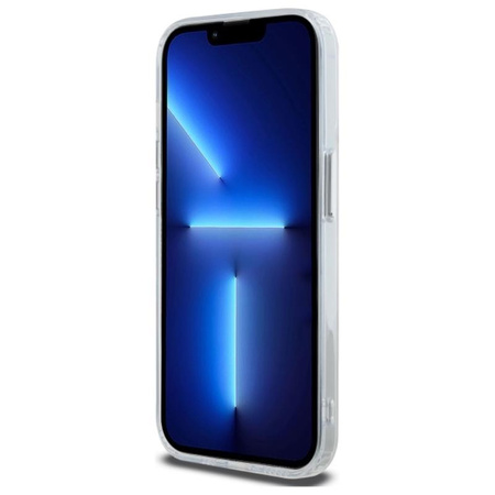 Karl Lagerfeld IML Metal Choupette Head MagSafe - Pouzdro na iPhone 14 Pro (bílá)