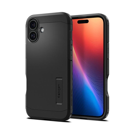 Spigen Tough Armor Mag MagSafe - Hülle für iPhone 16 (Schwarz)