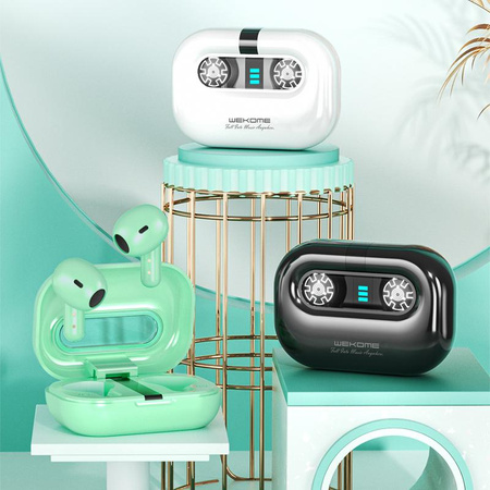 WEKOME VA06 Vanguard Series - Bluetooth V5.2 TWS wireless headphones with charging case (White)