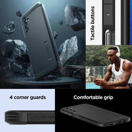 Spigen Tough Armor - Etui pour Samsung Galaxy A14 5G (Noir)