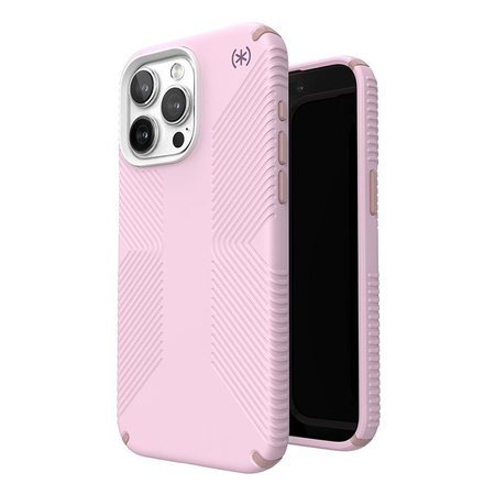 Speck Presidio2 Grip Magsafe - Etui iPhone 15 Pro Max (Soft Lilac / Carnation Petal / Rouge Pink)