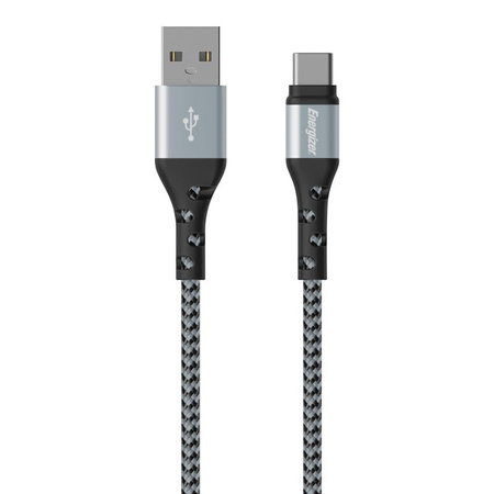 Energizer Ultimate - Câble de connexion USB-A vers USB-C 2m (Argent)