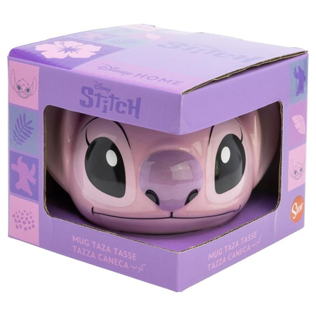 Disney Stitch - 3D kerámia bögre díszdobozban az Angyal kollekcióból 375 ml