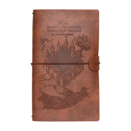 Harry Potter - Leather travel notebook 12x19,6 cm (Brown)
