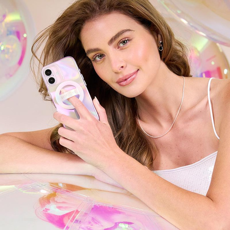 Case-Mate Soap Bubble MagSafe - Hülle für iPhone 16 (Iridescent)