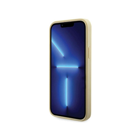 Guess Rhinestone Triangle - Hülle für iPhone 14 (Gold)