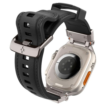 Spigen DuraPro Armor PU - Bracelet pour Apple Watch 42/44/45/49 mm (noir)