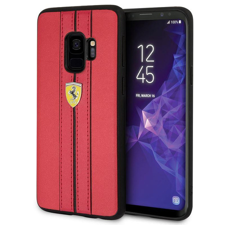 Ferrari Urban Hardcase - Coque Samsung Galaxy S9 (rouge)