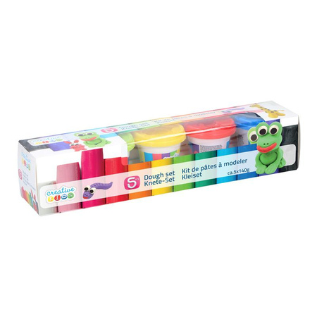Creative Kids - Plastocake v kelímcích, 5 barev