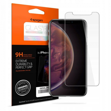 Spigen Glas.TR Slim - Tvrzené sklo pro iPhone 11 / iPhone XR