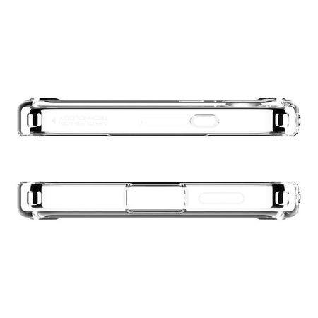 Spigen Ultra Hybrid MagSafe - étui pour Samsung Galaxy S25+ (transparent / blanc)