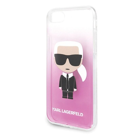 Karl Lagerfeld Iconic Karl Gradient - iPhone SE 2020 / 8 / 7 tok (rózsaszín)